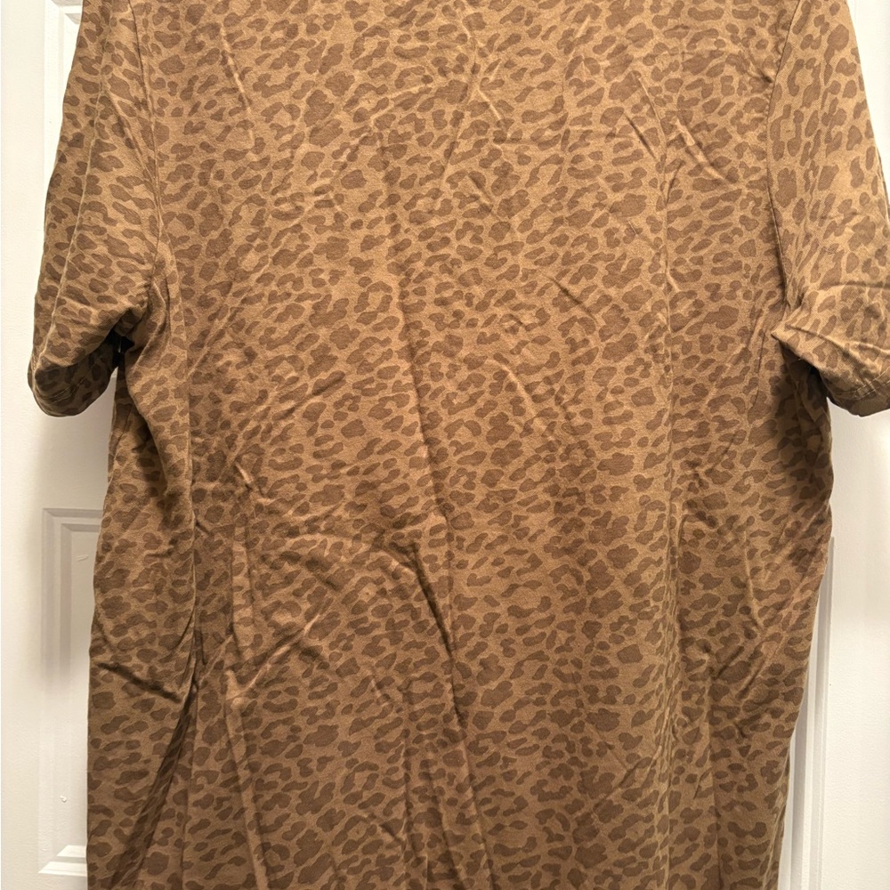 Leopard Print 'Be Kind' Tee Shirt - Picture 5 of 5